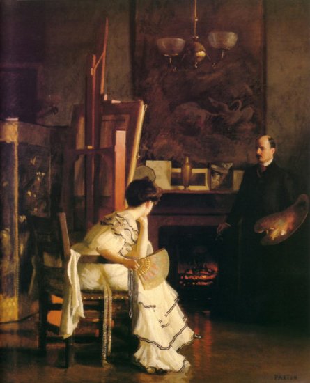 In The Studio, C.1905 - Click Image to Close