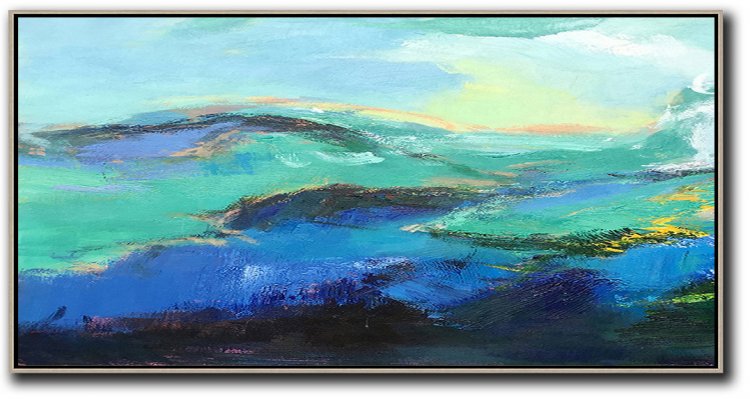 Panoramic Palette Knife Contemporary Art #CTPPS0A44 - Click Image to Close