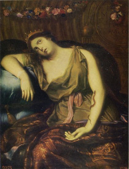 Death Of Cleopatra , 1670 - Click Image to Close