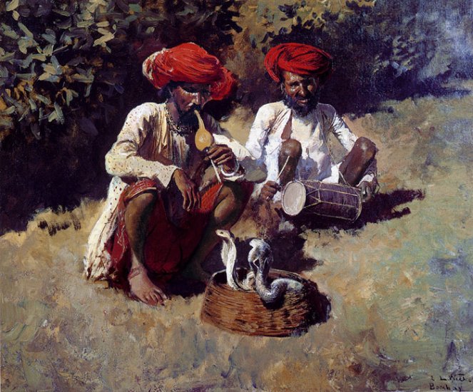 The Snake Charmers, Bombay - Click Image to Close