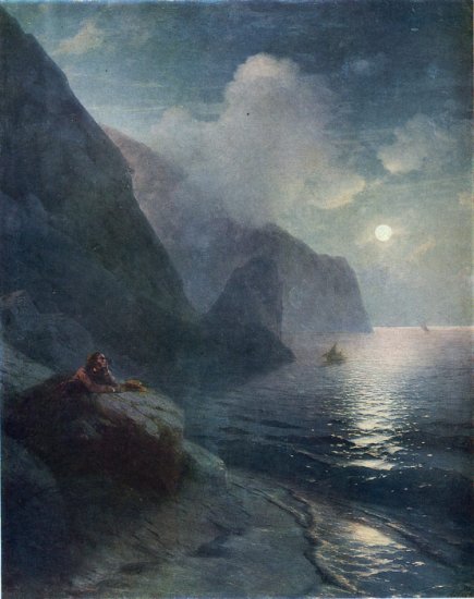 Pushkin By The Cliffs In The Crimea, 1880 - Click Image to Close