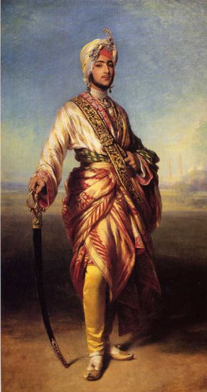 The Maharajah Duleep Singh, 1854 - Click Image to Close