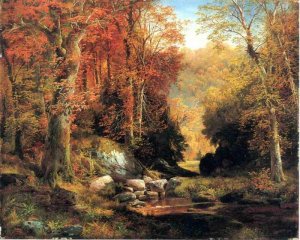 Cresheim Glen, Wissahickon, Autumn, 1864