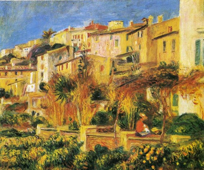 Terrace In Cagnes, 1905 - Click Image to Close