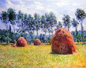 Haystacks At Giverny, 1884