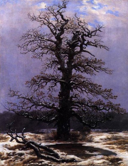 Oak In The Snow, 1820 - Click Image to Close