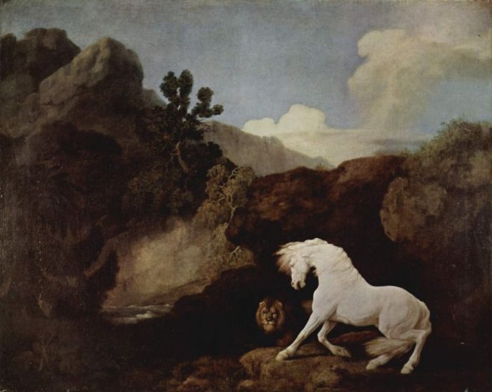 The Lion And The Frightened Horse, 1770 - Click Image to Close