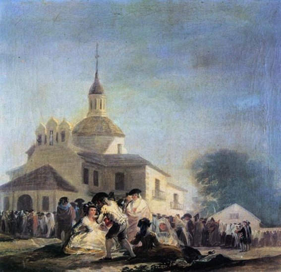 Pilgrimage To The Church Of San Isidro, 1788 - Click Image to Close