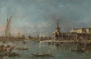 The Punta Della Dogana, Venice, The Giudecca And The Redontore Beyond