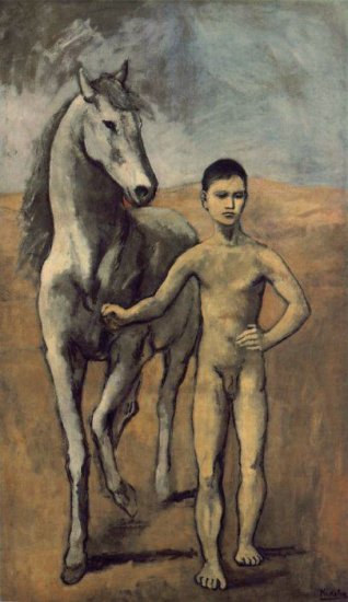 Boy Leading A Horse, 1906 - Click Image to Close