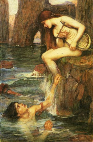 The Siren, C.1900 - Click Image to Close