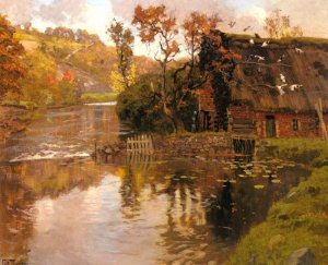 Cottage By A Stream