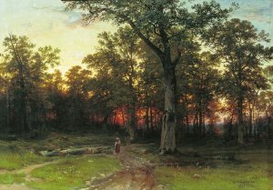 Evening In The Forest. 1869