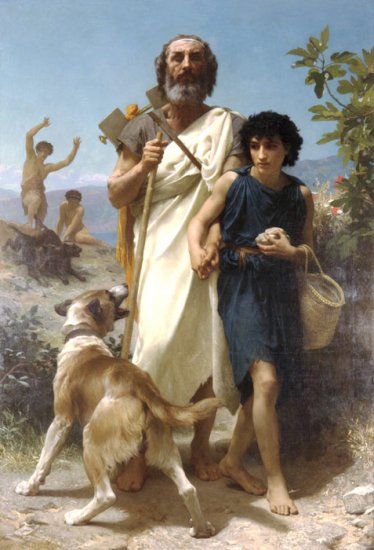 Homere Et Son Guide [Homer And His Guide], 1874 - Click Image to Close