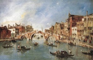 The Three-Arched Bridge At Cannaregio, 1765