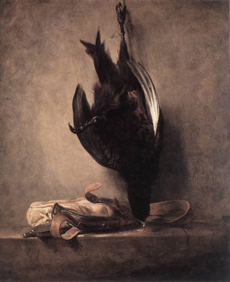 Still-Life With Dead Pheasant And Hunting Bag, 1760 - Click Image to Close