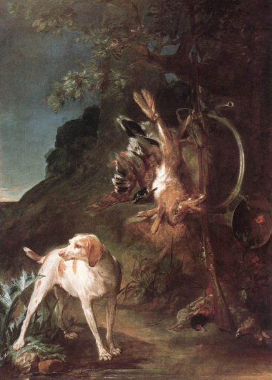 Game Still-Life With Hunting Dog, 1730 - Click Image to Close