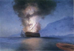 Ship Exploding, 1900