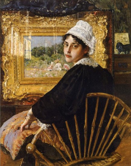 A Study Aka The Artist's Wife, 1892 - Click Image to Close