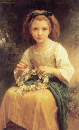 Enfant Tressant Une Couronne [Child Braiding A Crown], 1874 - Click Image to Close