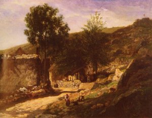 Entree De Village, 1855