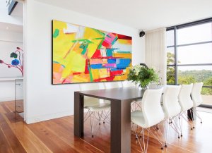 Panoramic Palette Knife Contemporary Art #CTPPS0A21