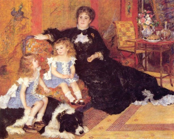 Madame Charpentier And Her Children, 1878 - Click Image to Close