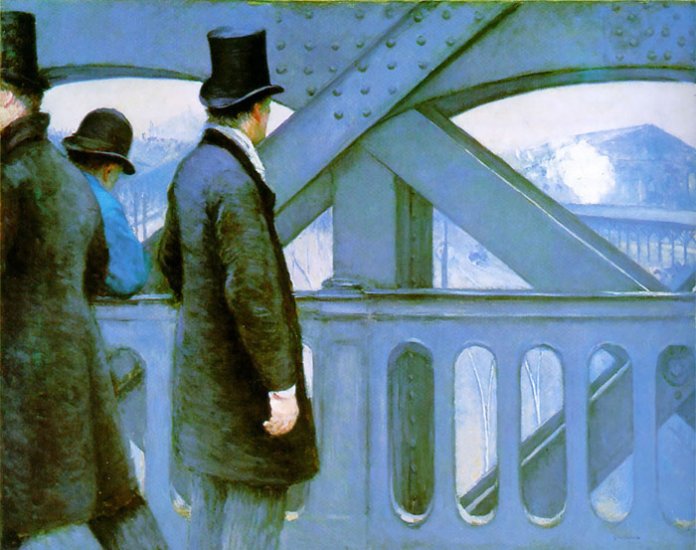 On The Europe Bridge, 1876-1877 - Click Image to Close