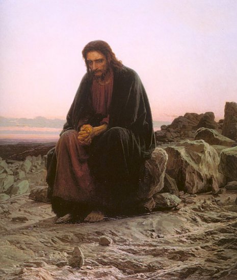 Christ In The Wilderness, 1872 - Click Image to Close