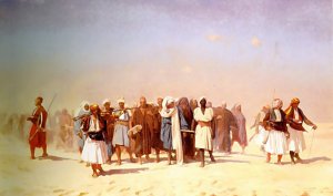 Egyptian Recruits Crossing The Desert, 1857