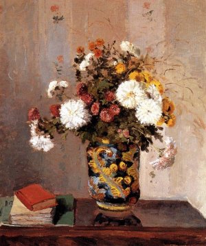 Chrysanthemums In A Chinese Vase, 1873