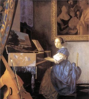 Lady Seated At A Virginal, C.1673