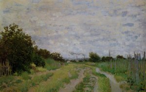 Lane In The Vineyards At Argenteuil , 1872