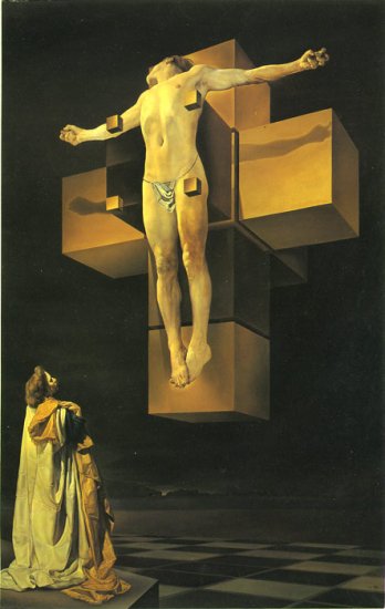 Corpus Hypercubus /Crucifixion/ 1954 - Click Image to Close