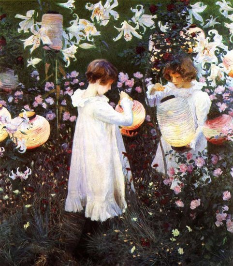 Carnation, Lily, Lily, Rose, 1885 - Click Image to Close