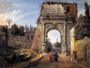 Rome: View Of The Arch Of Titus, 1710