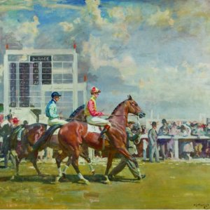 Munnings - Going Out At Epsom