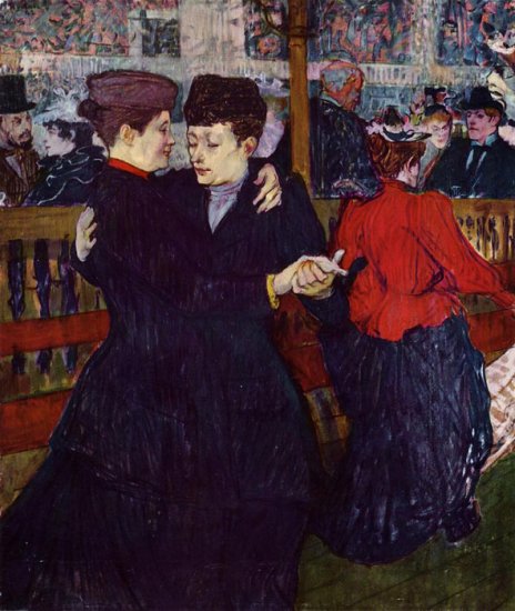 At The Moulin Rouge: The Two Waltzers , 1892 - Click Image to Close