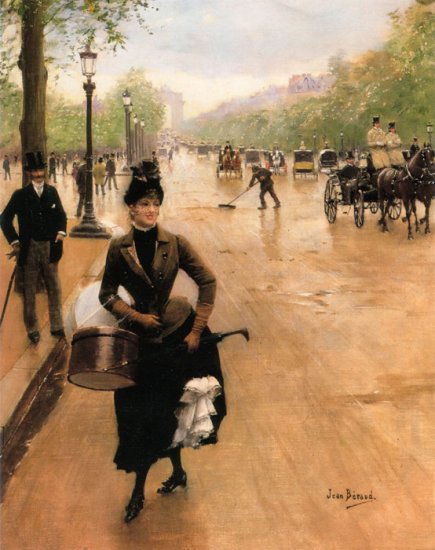 The Milliner On The Champs Elysees. - Click Image to Close