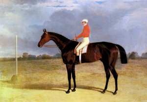 A Dark Bay Racehorse With Patrick Connolly Up, 1833