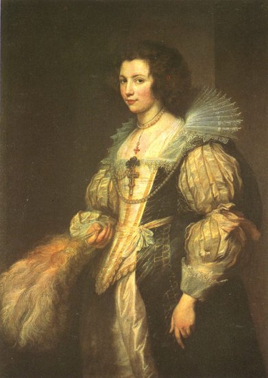 Portrait Of Maria Lugia De Tassis, 1629 - Click Image to Close