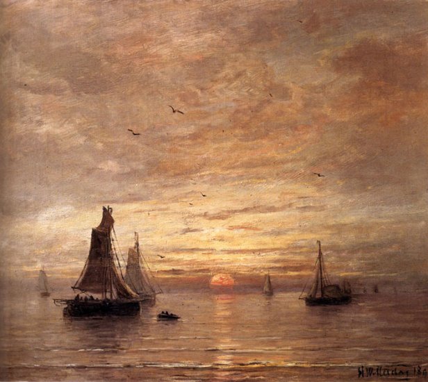 Coucher De Soleil, 1894 - Click Image to Close