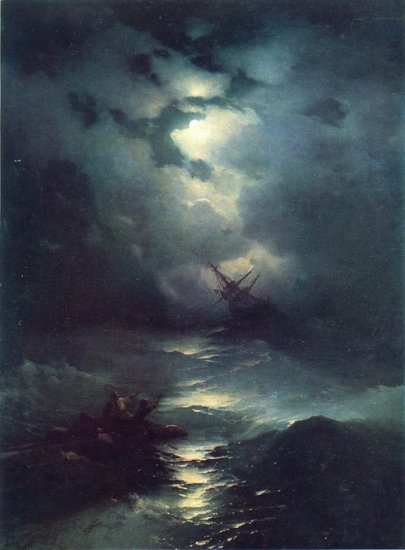 Storm In The North Sea, 1865 - Click Image to Close