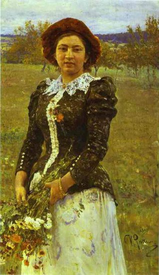 Portrait Of V.I.Repin, 1892 - Click Image to Close