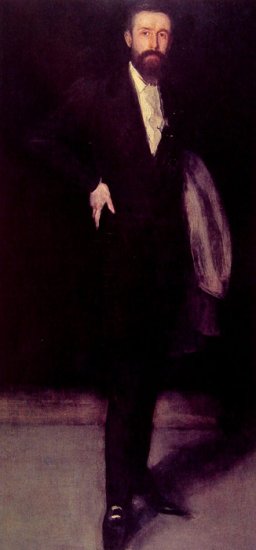 Arrangement In Black: Portrait Of F.R. Leyland - Click Image to Close