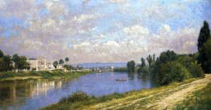 The Seine At La Garenne Saint-Denis, 1870