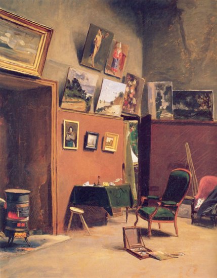 Studio In The Rue De Furstenberg, 1865 - Click Image to Close