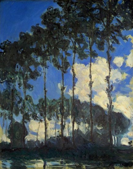 Poplars On The Banks Of The Epte, 1891 - Click Image to Close