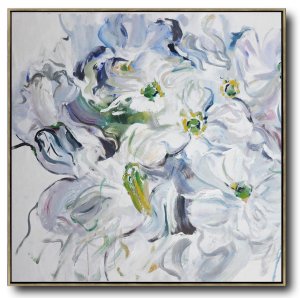 Abstract Flower Oil Painting #ABS0A20