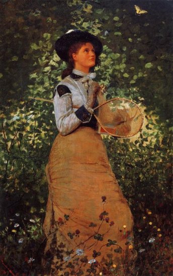 The Butterfly Girl , 1878 - Click Image to Close